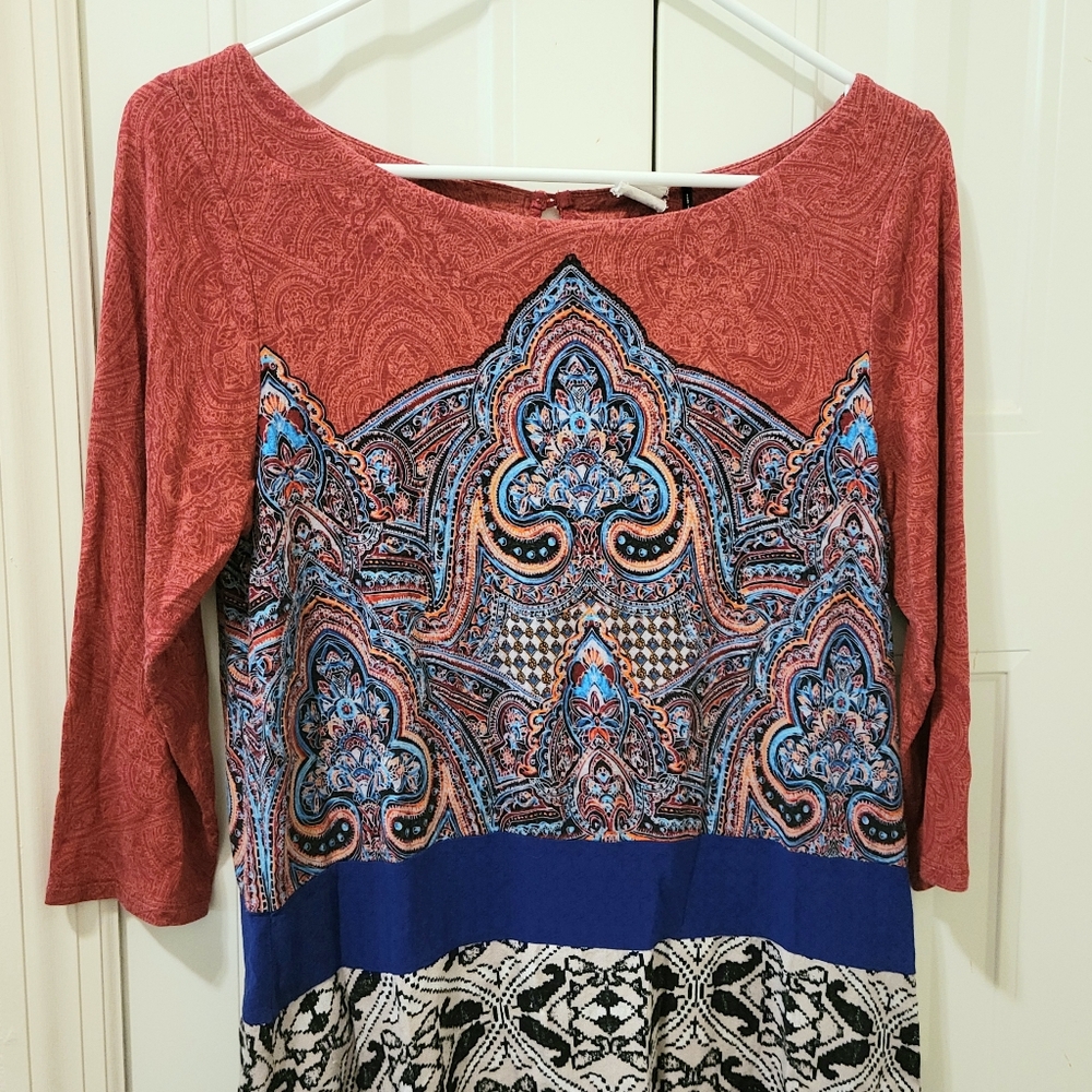 3/$15 Anthropologie Akemi + Kin BOHO tunic - Picture 5 of 7